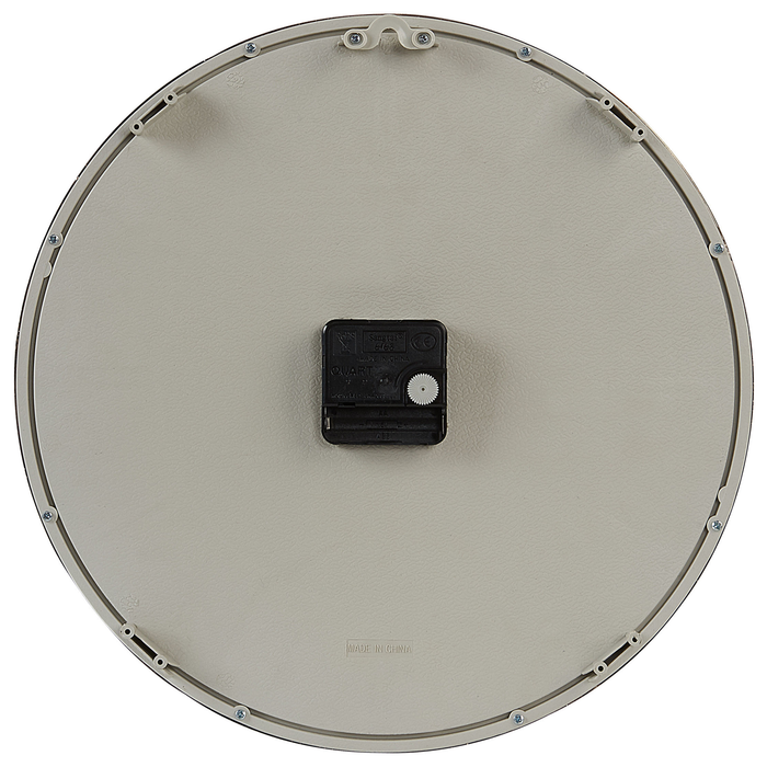 Beliani - DAROCA - Wandklok - Wit - Synthetisch materiaal