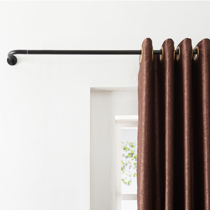 ACAZA Gordijnroede Zwart