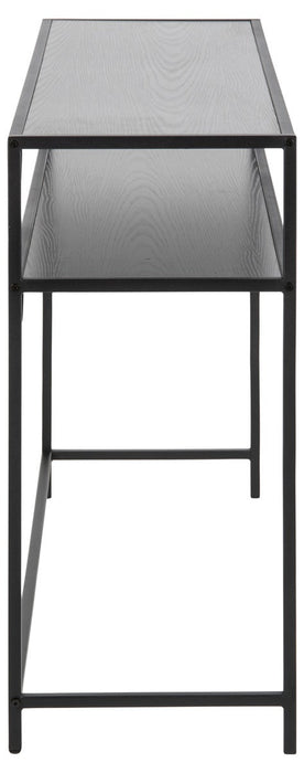 Lisomme Vic houten sidetable zwart - 120 x 35 cm
