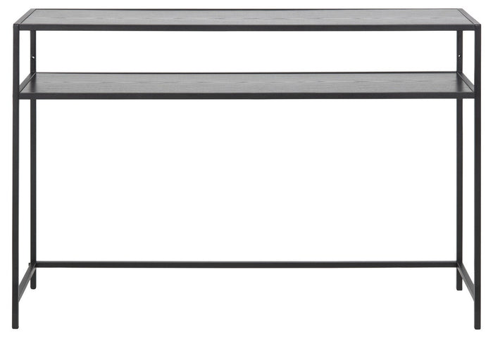 Lisomme Vic houten sidetable zwart - 120 x 35 cm