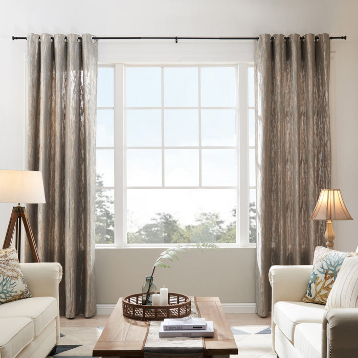 ACAZA Gordijnroede Zwart