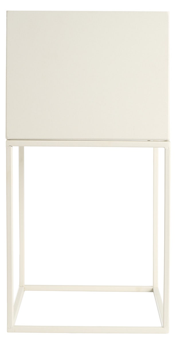 Lisomme Xam staande metalen plantenbak zand - 28 x 55 cm