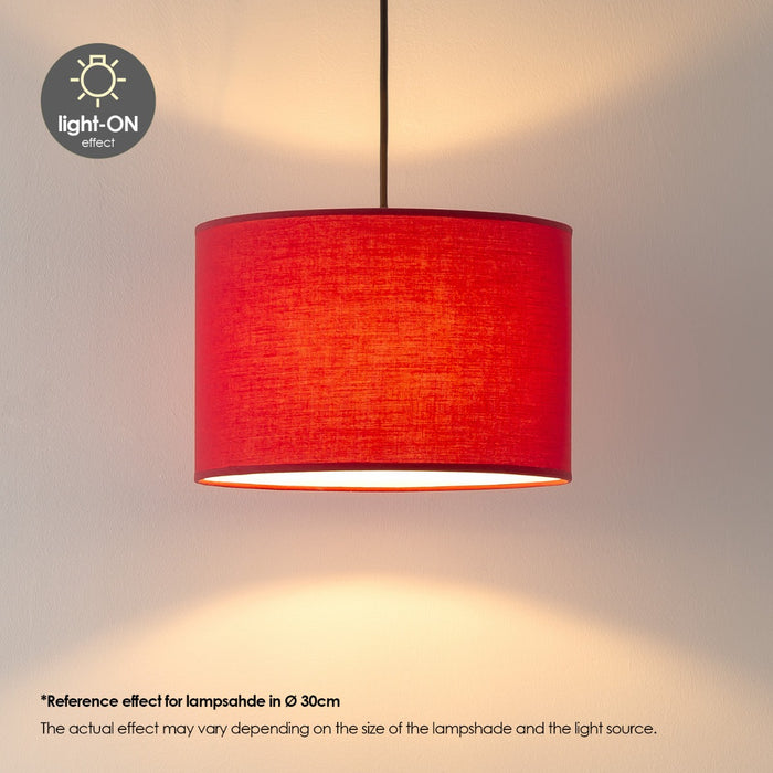 Home Sweet Home Lampenkap Bling rood - B:30xD:30xH:20cm