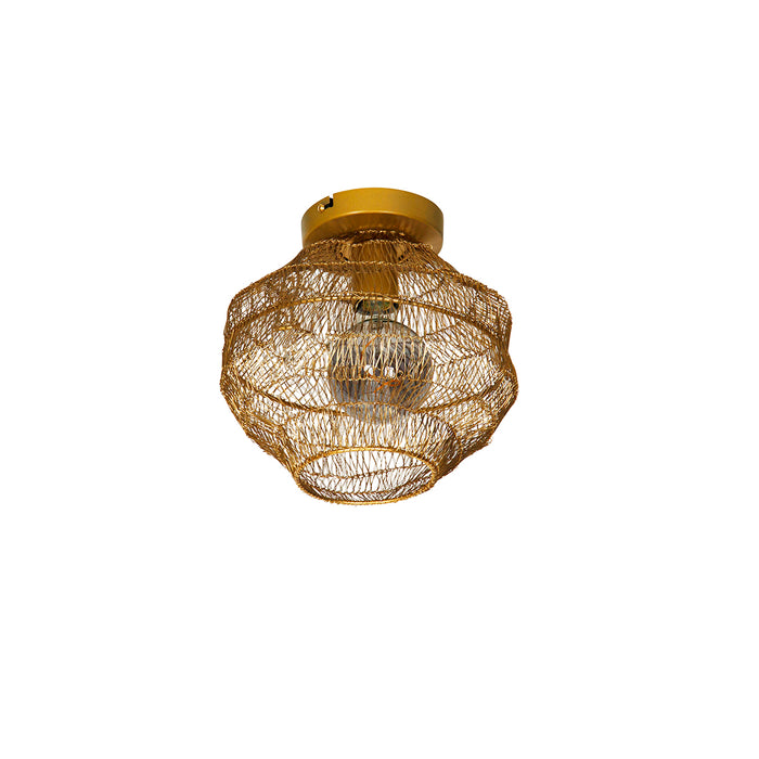 QAZQA Oosterse plafondlamp goud 25 cm - Vadi