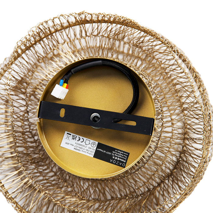 QAZQA Oosterse plafondlamp goud 25 cm - Vadi