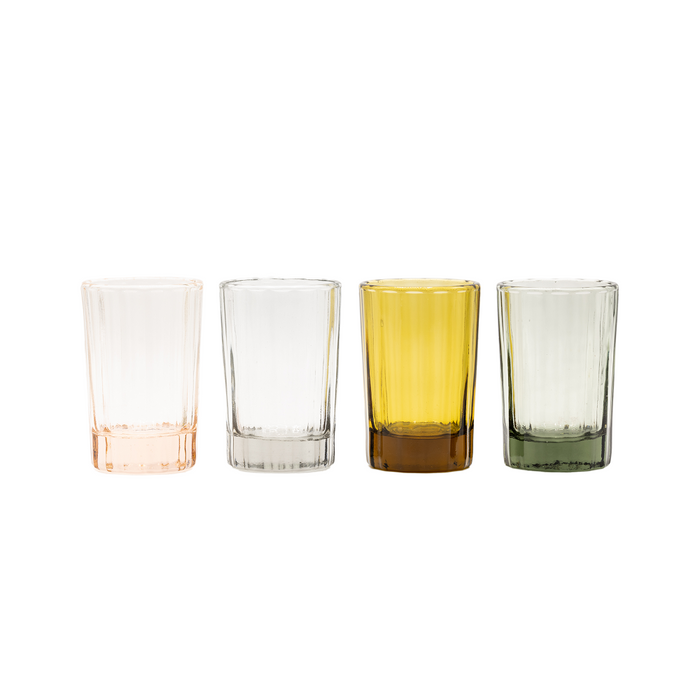 Brût Homeware, Set van 6 Water | Sap Glas 20 CL, helder