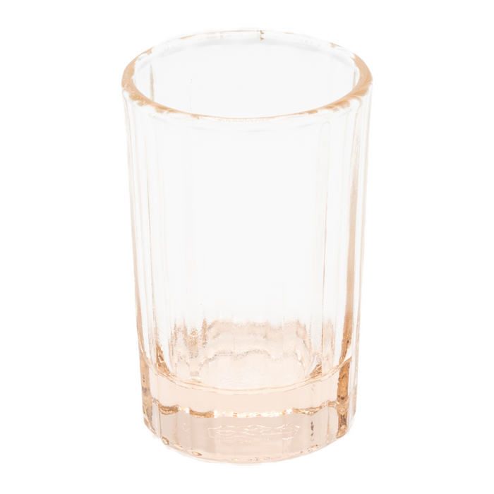 Brût Homeware, Set van 6 Water | Sap Glas 20 CL, zacht roze