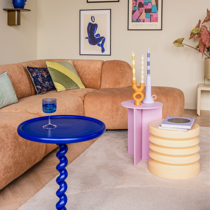 POLSPOTTEN Twister Bijzettafel - Kobaltblauw