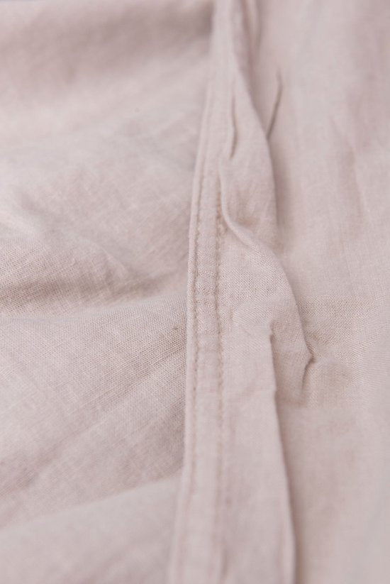 Halflinnen - Naturel - Maat: 1-persoons (140 x 200|220 cm)