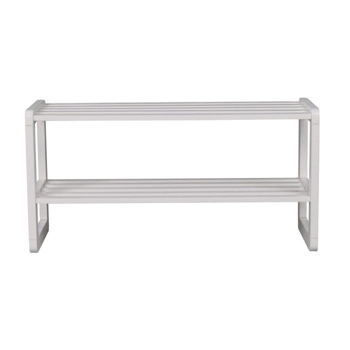 Rowico Home Metro eikenhouten schoenenrek wit - 80 x 30 cm