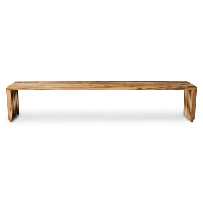 HKliving Slatted Bankje B 182 cm - Teak