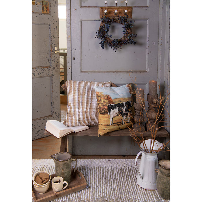 Clayre & Eef Decoratie Kan 33x19x33 cm Wit Metaal Plantengieter