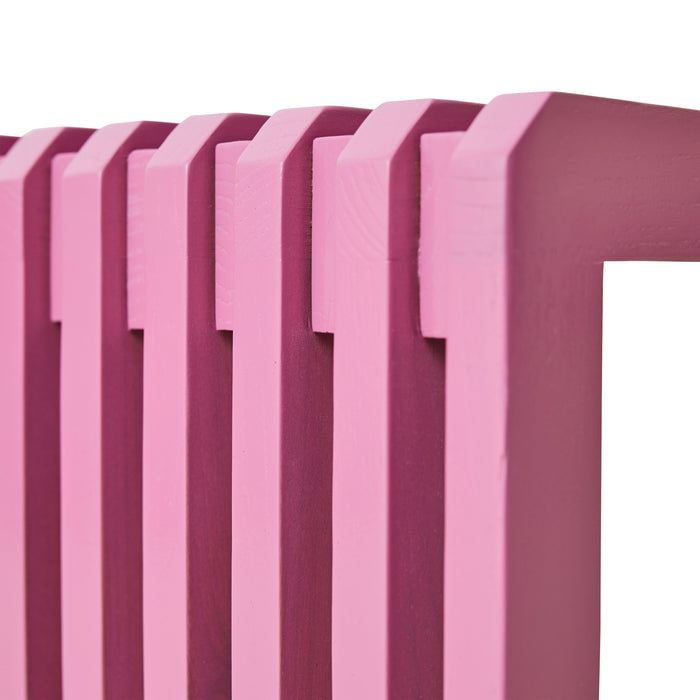 HKliving Slatted Bankje B 164 cm - Hot Pink