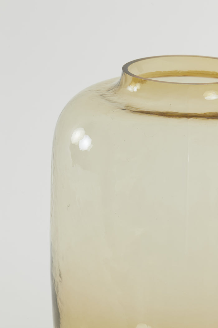 Light & Living Light&living Vaas Ø24x34 cm KOBALA glas geel