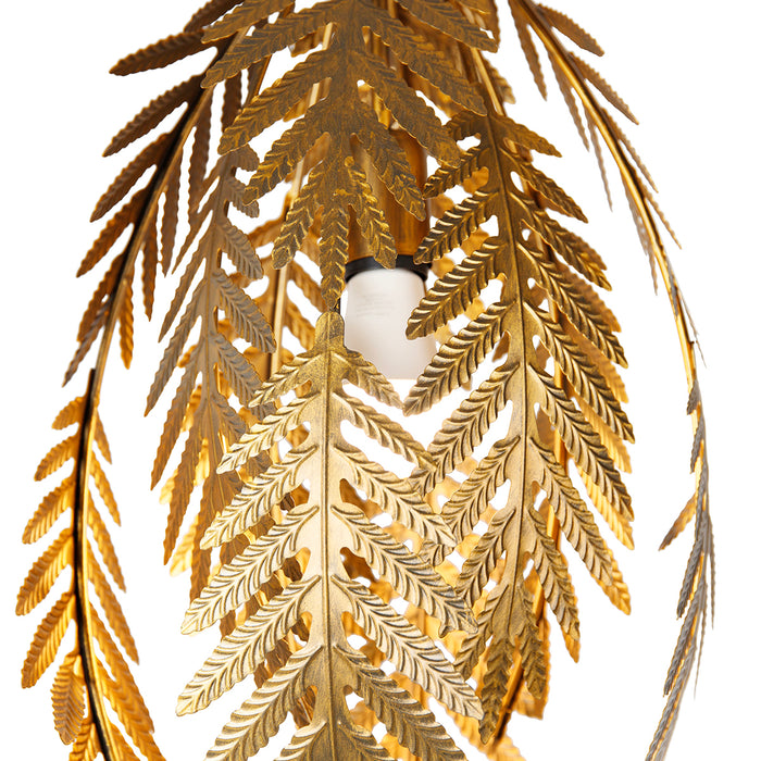 QAZQA Smart hanglamp goud 2-lichts incl. Wifi A60 - Botanica