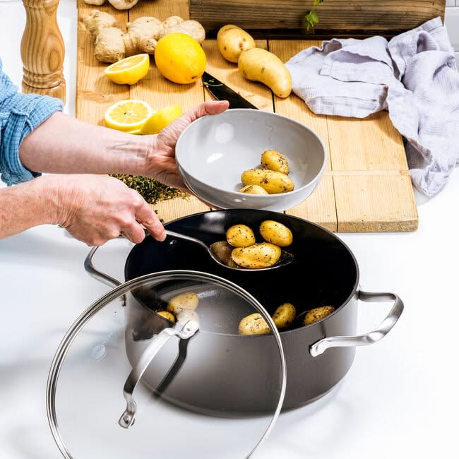 GreenPan Copenhagen kookpot met deksel 20cm|3.1L|3.3Qt