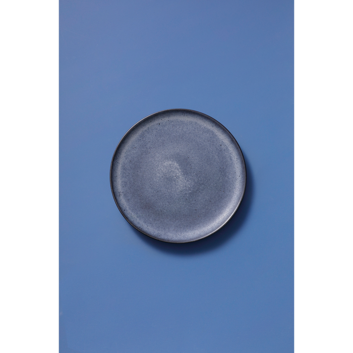 Palmer Bord Houston 22 cm Grijs Zwart Stoneware 2 stuks