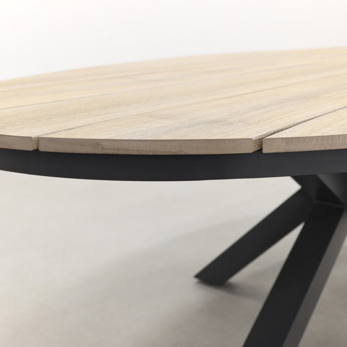 Garden Impressions Jasmine Natural|Edison 220x115 cm. - ovale tuinset