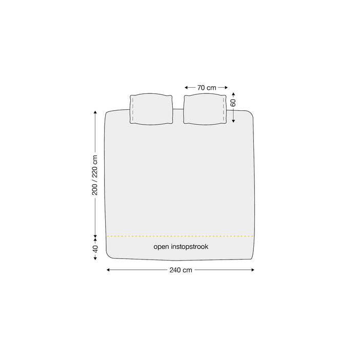 Beter Bed Select Dekbedovertrek Nora - 240 x 200|220 cm