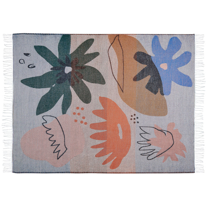 Beliani - BAIDI - Plaid - Lichtblauw - 130 x 170 cm - Polyester