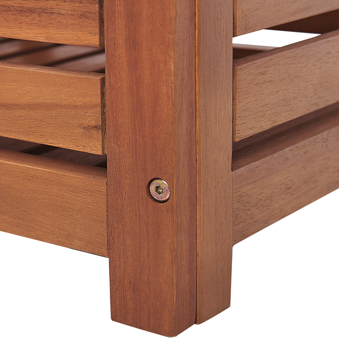 Beliani - MATINO - Tuinbank - Lichte houtkleur - Acaciahout