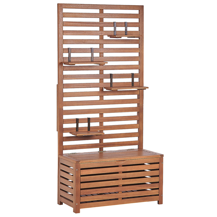 Beliani - MATINO - Tuinbank - Lichte houtkleur - Acaciahout