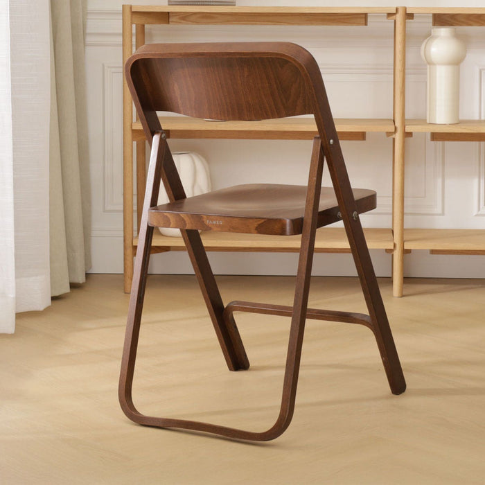 Fameg Flip Houten Klapstoel Walnoot