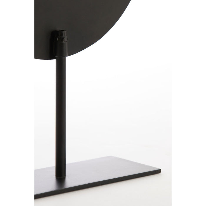 Light & Living Tafelklok Waiwo - Zwart|Goud - 30x10x45,5cm