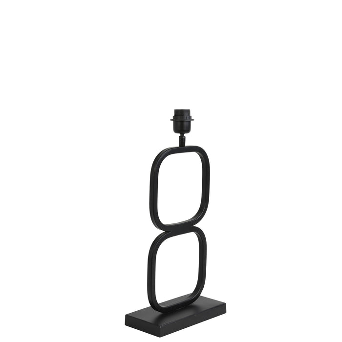 Light & Living Lampvoet Lutika - Zwart - 23x11,5x46cm