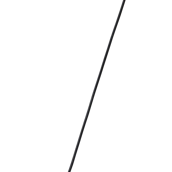 QAZQA Hanglamp zwart met smoke glas 30 cm langwerpig 3-lichts - Kevin