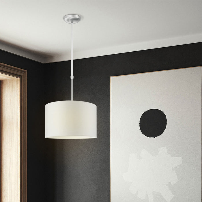 Home Sweet Home Lampenkap Bling Wit - B:35xD:35xH:21cm