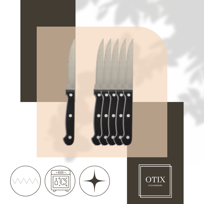 Orange85 Steakmessen set 6 delig