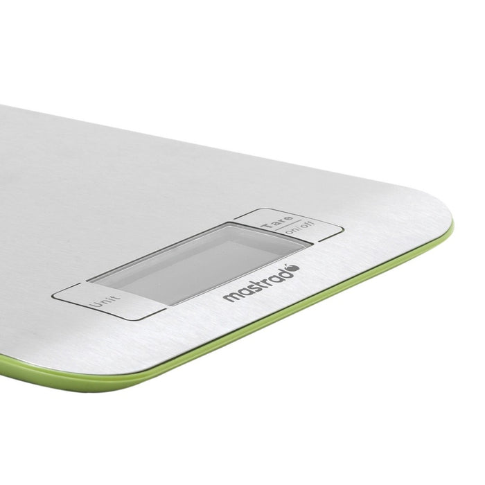 Keukenweegschaal, RVS, 5 kg, Groen - Mastrad