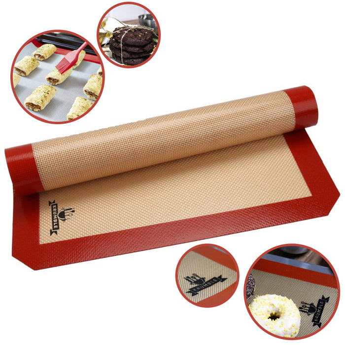 Krumble Siliconen bakmat - bruin