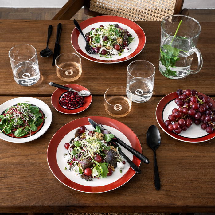 vtwonen Circles Bord Ø 23 cm - Red Earth