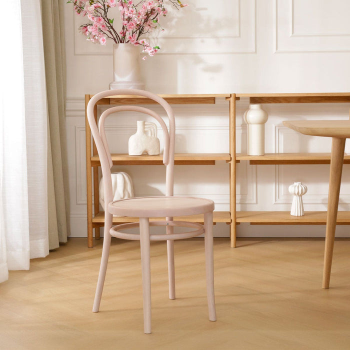 Fameg Vienna Thonet No.14 Houten Bistrostoel Whitewash