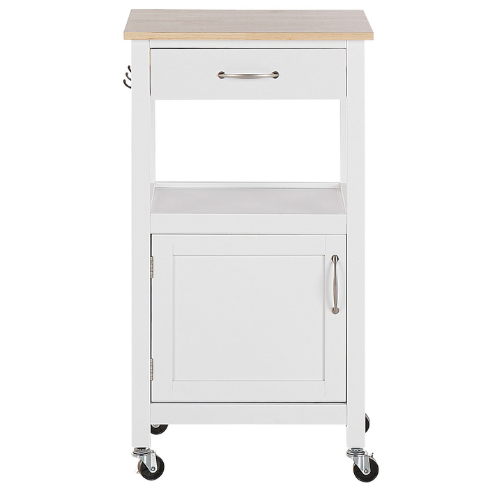 Beliani - SIENA - Keukentrolley - Wit - MDF