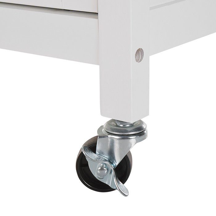 Beliani - SIENA - Keukentrolley - Wit - MDF