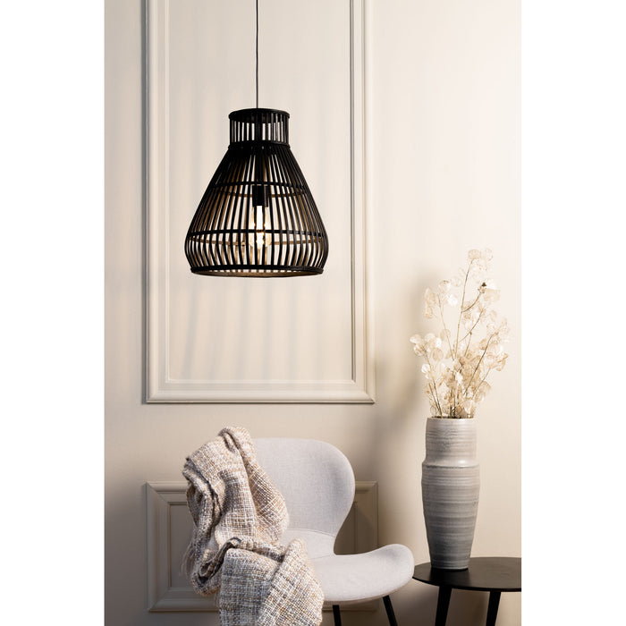 Light & Living Hanglamp Timaka - Zwart - Ø50cm