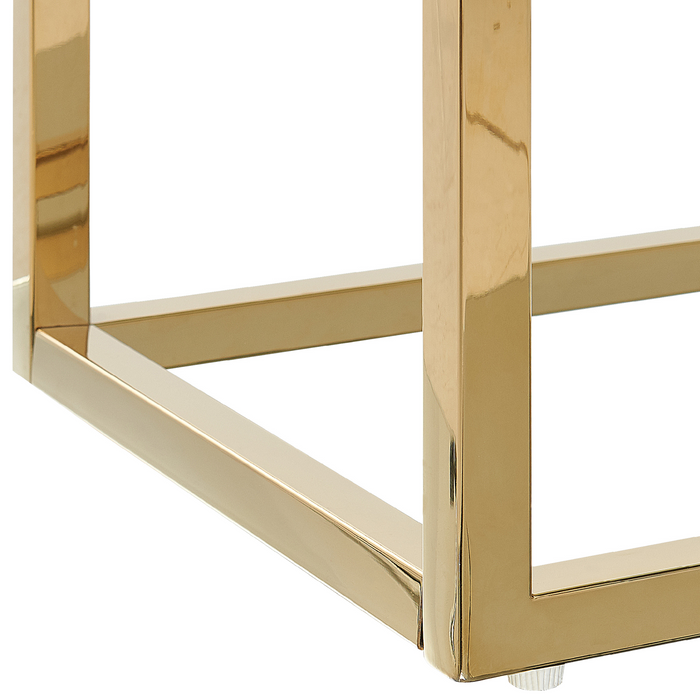 Beliani - AZUSA - Consoletafel - Wit - Veiligheidsglas