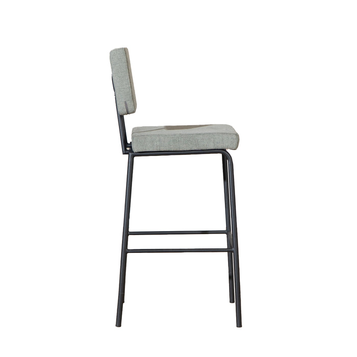 Bronx71 Scandinavische barkruk Espen groen gerecyclede stof 64-77 cm