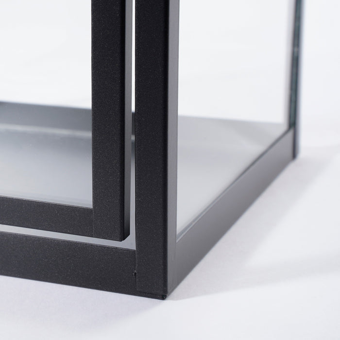 Mica Decorations Arzilla Lantaarn - L15 x B15 x H45 cm - Zwart