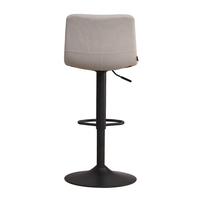 Bronx71 Scandinavische barkruk Eva draaibaar gerecyclede stof grijs