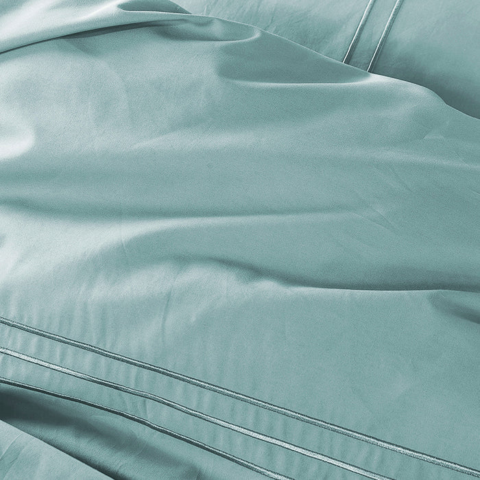 Luxe dekbedovertrek King - 300 TC topkwaliteit - 240x200|220 - jade