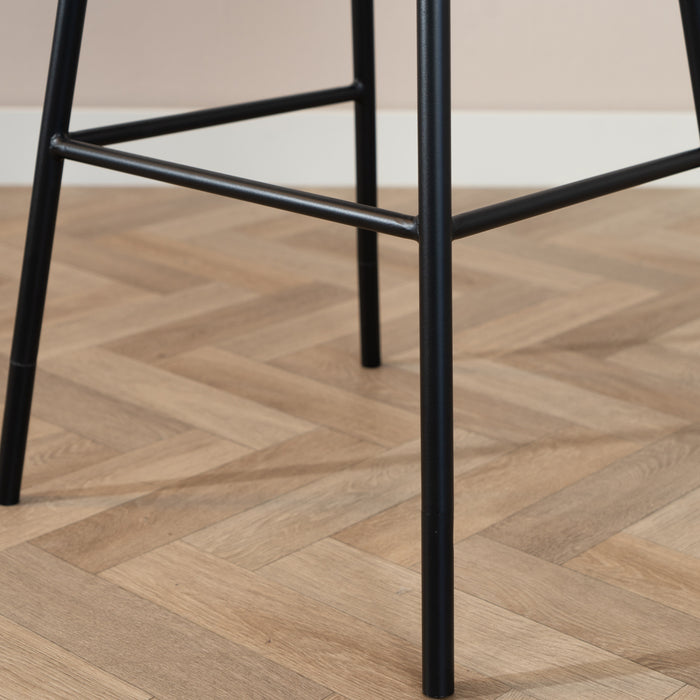 Bronx71 Scandinavische barkruk Andor gerecyclede stof grijs 65-78 cm