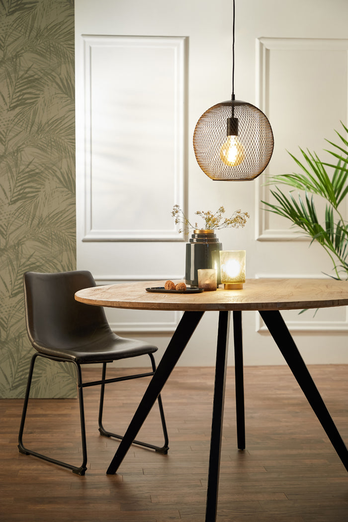 Light & Living Hanglamp Reilley - Zwart - Ø30cm