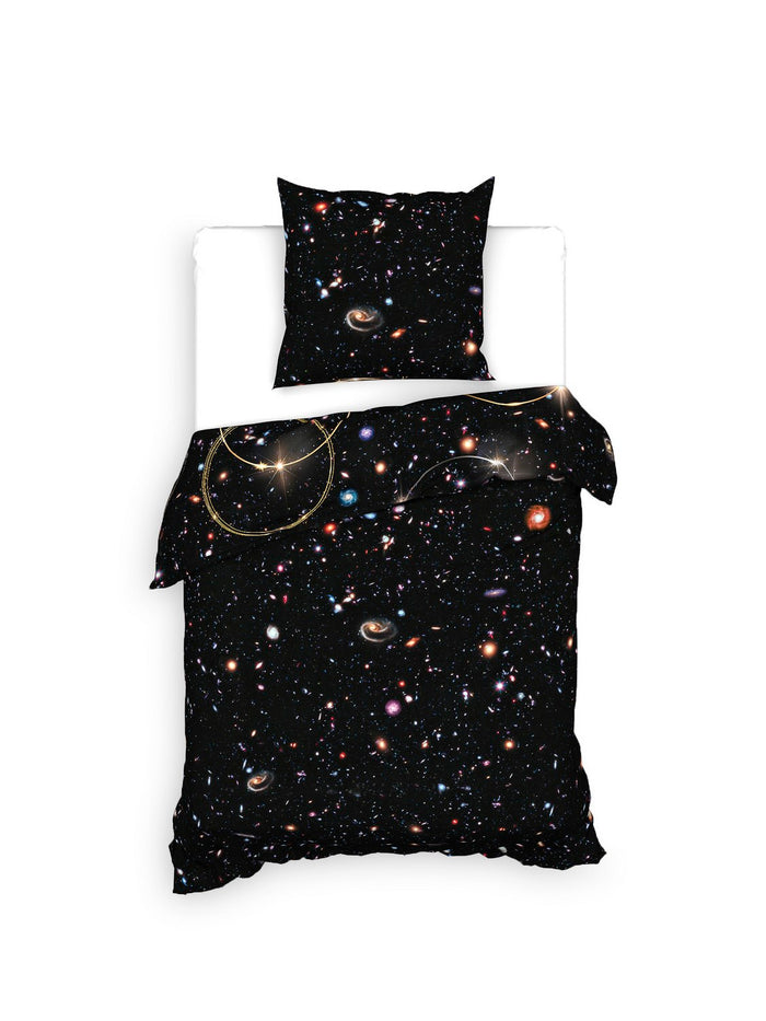 Heckett Lane Dekbedovertrek Katoen Twill Mecury - zwart