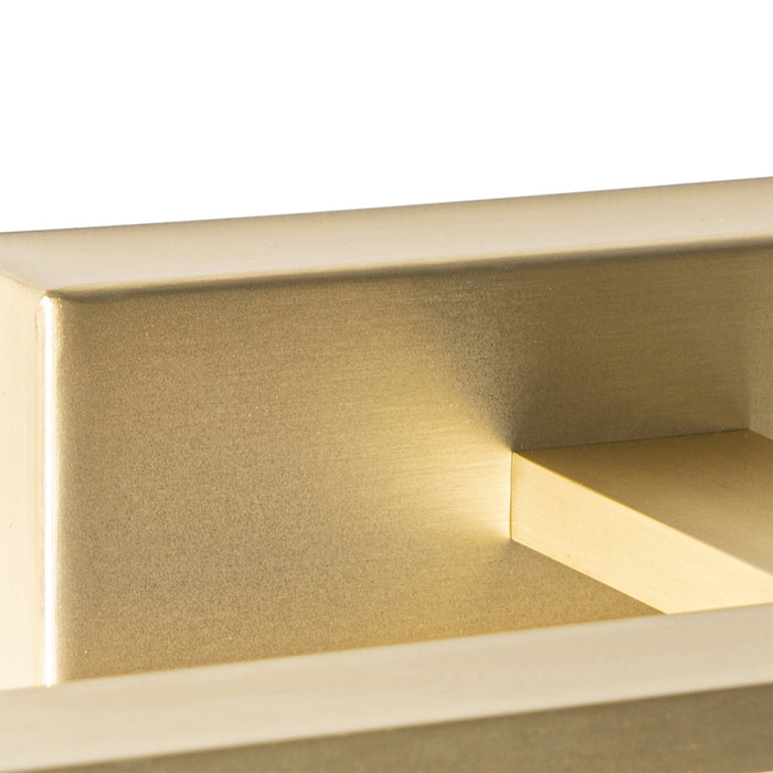 QAZQA Wandlamp messing 41,5 cm incl. LED IP44 - Jerre