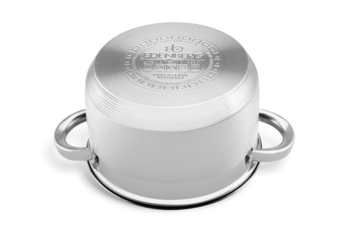 Edenberg Classic Line - Pannenset - RVS - 12 delig - Voorzien Van