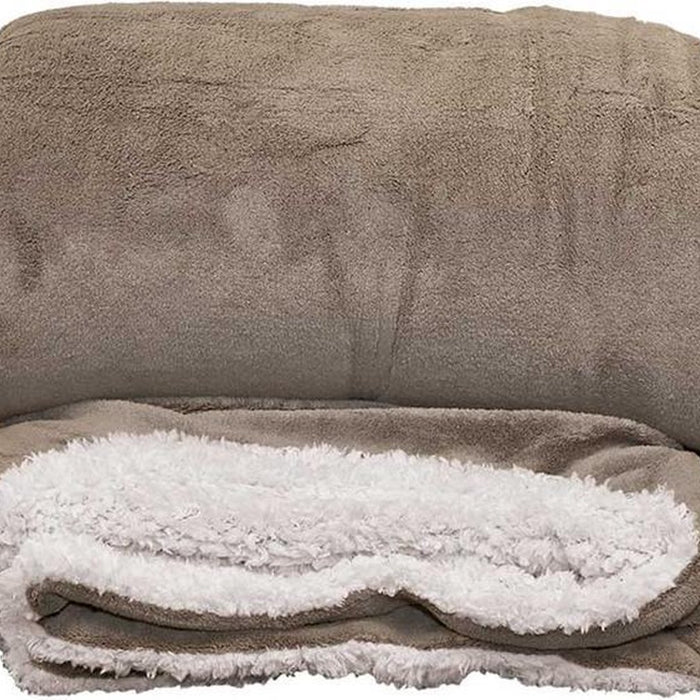 Unique Living | Lars XL plaid 220x240cm taupe